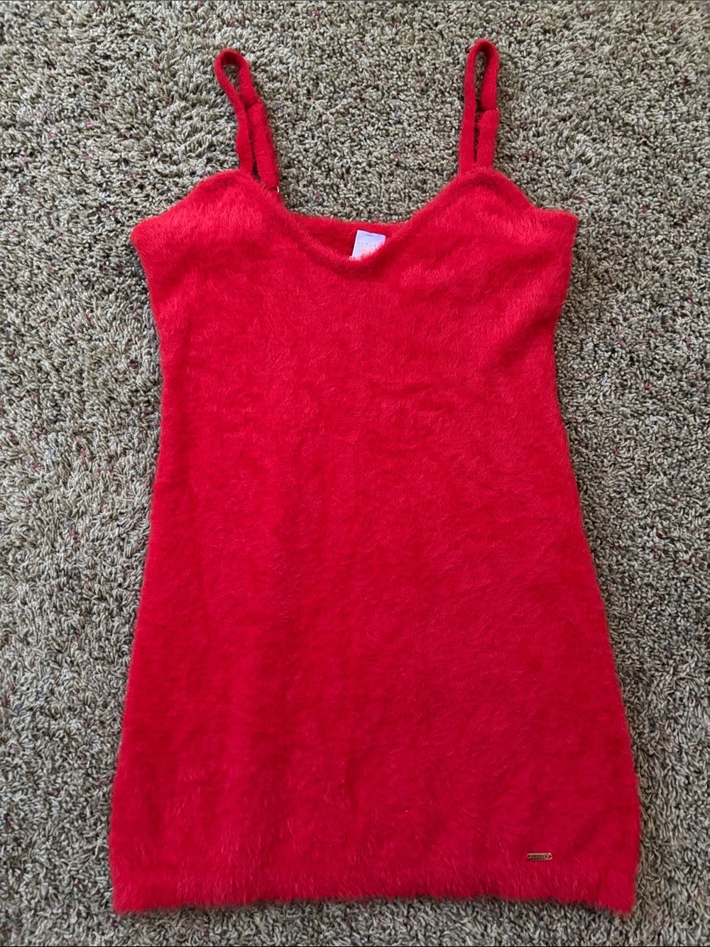 Savage X Fenty Fluff It Up Slip Red Mini Dress - Women's Small NWT